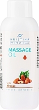 Олія для масажу "Мигдаль" - Hrisnina Professional Massage Oil With Almond — фото N1