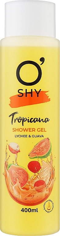 Гель для душа - O'shy Tropicana Shower Gel Lychee & Guava — фото N1