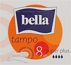 Гігієнічні тампони Tampo Premium Comfort Super Plus, 8 шт. - Bella — фото N1