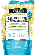 Парфумерія, косметика Гель для душу з органічною жимолістю - Coslys Body Care Shower Gel Dry Skin With Organic Honeysuckle (дой-пак)