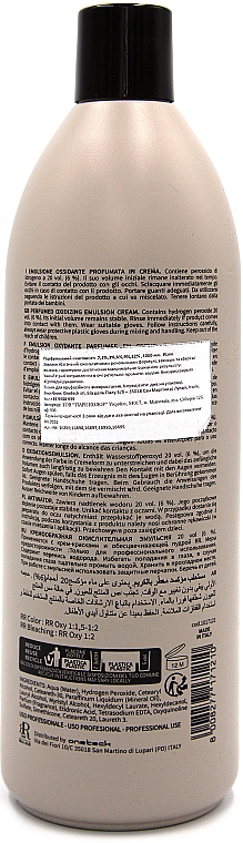 Парфумована окислювальна емульсія 6% - RRLine Parfymed Ossidante Emulsione Cream 6% 20 Vol — фото N3