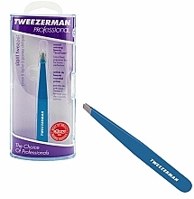 Духи, Парфюмерия, косметика Пинцет для бровей - Tweezerman Professional Slant Tweezer Bahama Blue