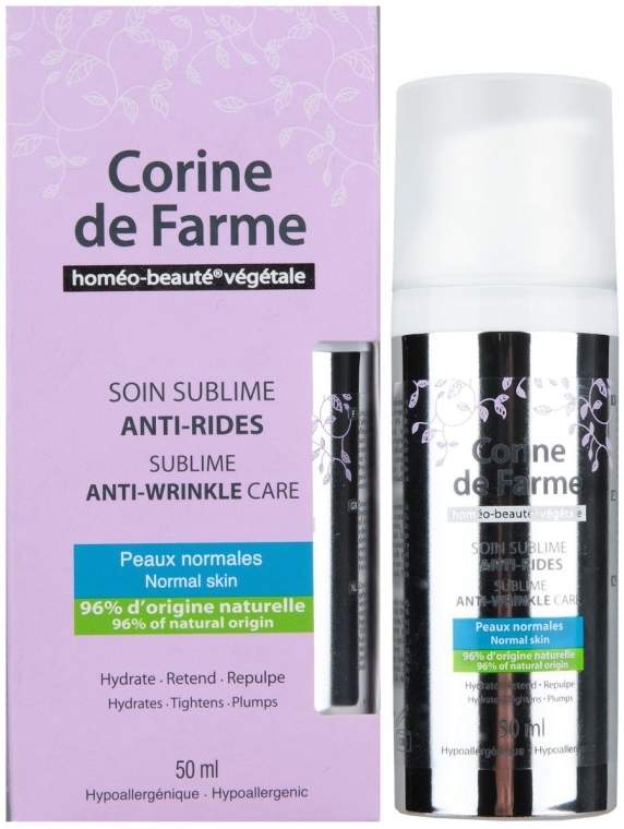 Насыщенный крем против морщин - Corine de Farme Anti-Rides Face Cream