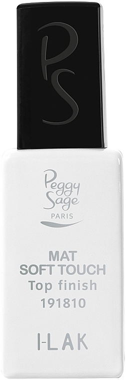Матовое топовое покрытие для ногтей - Peggy Sage Top Finish Mat Soft Touch I-Lak — фото N1