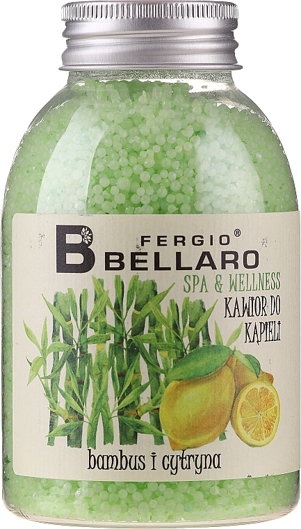 Смягчающие шарики для ванны "Бамбук и лимон" - Fergio Bellaro Bamboo and Lemon Bath Caviar — фото N1