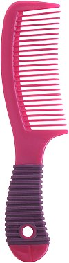 Гребінець для волосся 1208, рожевий з фіолетовим - Top Choice — фото N1