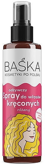 Спрей для вьющихся волос "Роза" - Baska  — фото N1