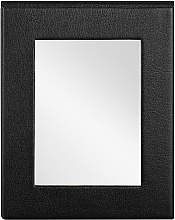 Зеркальце карманное раскладное, черное - MAKEUP Pocket Mirror Black — фото N2
