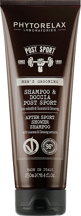 Шампунь-гель для мужчин "После спорта" - Phytorelax Laboratories Men's Grooming After Sport Shower Shampoo