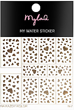 Духи, Парфюмерия, косметика Наклейки для ногтей 7 "Сердечки" - MylaQ My Water Sticker