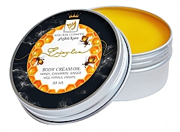 Натуральное крем-масло для тела "Мед, имбирь и корица" - Enjoy & Joy Enjoy Eco Body Cream-oil — фото N2