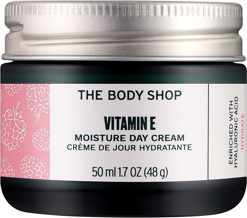 Дневной увлажняющий крем для лица "Витамин Е" - The Body Shop Vitamin E Moisture Day Cream (стеклянная банка) — фото N2