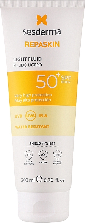 Легкий флюїд для тіла - SesDerma Laboratories Repaskin Light Fluid SPF50 — фото N1