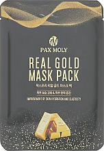 Парфумерія, косметика Маска тканинна з колоїдним золотом - Pax Moly Real Gold Mask Pack