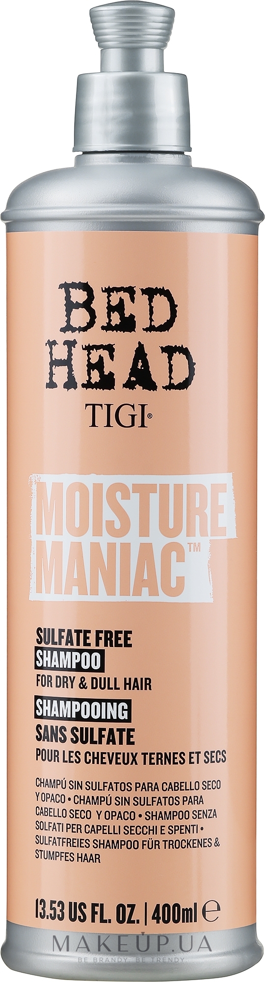 Зволожуючий шампунь - Tigi Bed Head Moisture Maniac Shampoo — фото 400ml