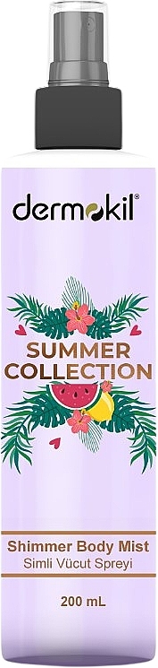 Мист для тела с шиммером "Летняя коллекция" - Dermokil Shimmer Body Mist Summer Collection — фото N1