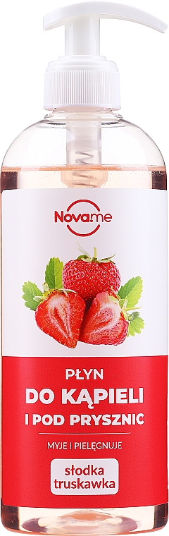 Піна для ванни й душу з екстрактом полуниці - Novame — фото N1