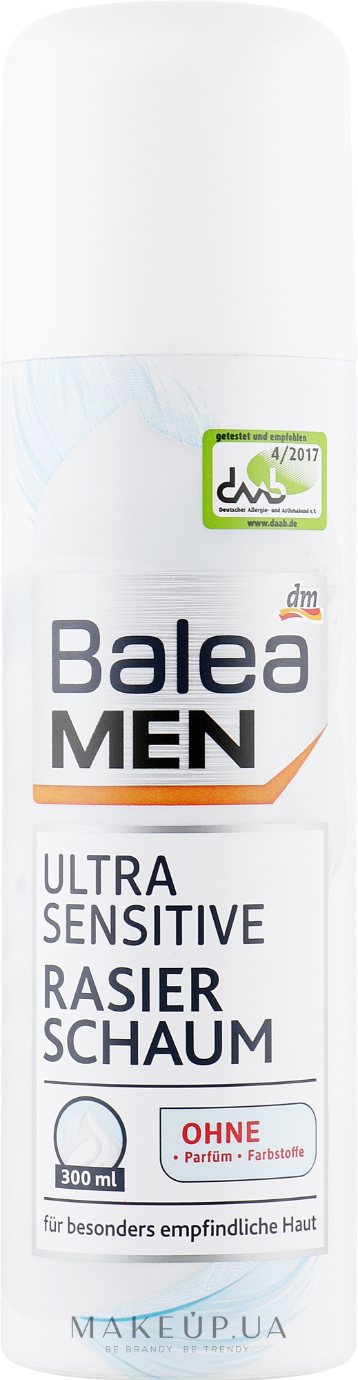 Пена для бритья - Balea Men Ultra Sensitive — фото 300ml