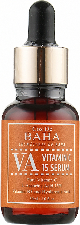 Сыворотка для сияния кожи с витамином С и пантенолом - Cos De BAHA Vitamin C 15% Ascorbic Acid