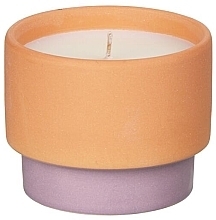 Ароматическая свеча "Фиалка и ваниль" - Paddywax Colour Block Violet & Vanilla Soy Candle — фото N1