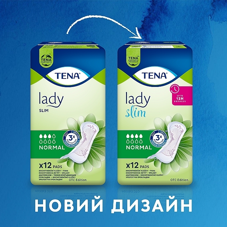 Урологические прокладки TENA Lady Slim Normal, 12шт - TENA — фото N3