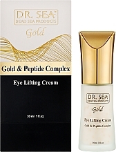 Лифтинг-крем для кожи вокруг глаз - Dr.Sea Gold & Peptide Complex Eye Lifting Cream — фото N2