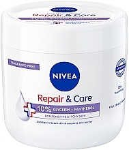 Парфумерія, косметика Крем для тіла "Відновлення та догляд" для чутливої та подразненої шкіри - NIVEA Repair & Care Deep Moisture Serum Body Cream
