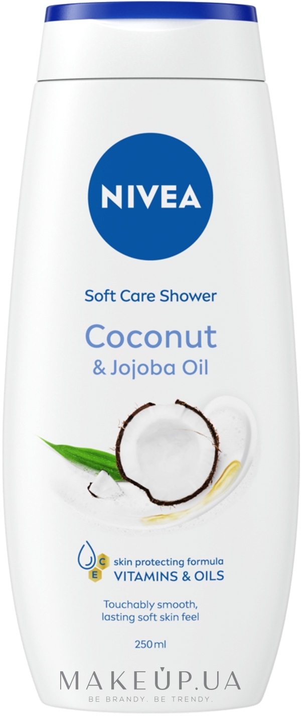 Гель-догляд для душу "Кокос та масло жожоба" - NIVEA Coconut & Jojoba Oil Soft Care Shower — фото 250ml