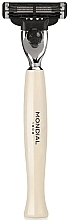 Парфумерія, косметика Чоловічий станок для гоління - Mondial Razor Baylis Mach3 Ivory