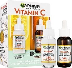 Духи, Парфюмерия, косметика Набор - Garnier Skin Naturals Vitamin C Set (f/ser/30ml*2) 