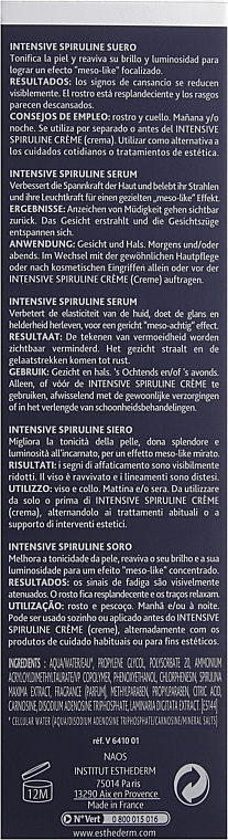 Сироватка для обличчя на основі спіруліни - Institut Esthederm Intensive Spiruline Serum — фото N3