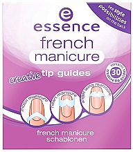 Духи, Парфюмерия, косметика Шаблоны для французского маникюра - Essence French Manicure Creative Tip Guides 