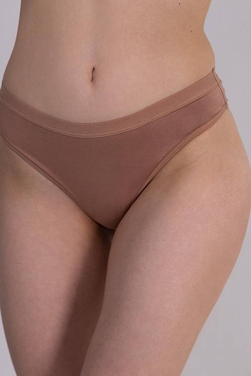 Трусы бикини хлопковые для менструации "Свижата", нюд - brabrabra — фото N1