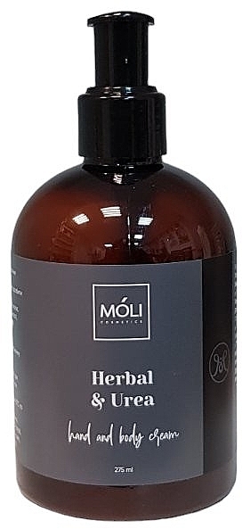 Крем для шкіри рук сечовиною "Трав'яний" - Moli Cosmetics Herbal & Urea — фото N1