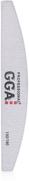 Пилка для ногтей полумесяц 100/180 - GGA Professional