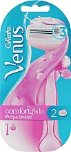 Парфумерія, косметика Станок для гоління з 2 змінними касетами - Gillette Venus Comfort Glide Spa Breeze