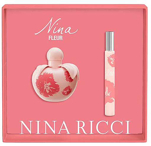 Nina Ricci Nina Fleur - Набор (edt/50ml + edt/mini/10ml) — фото N2