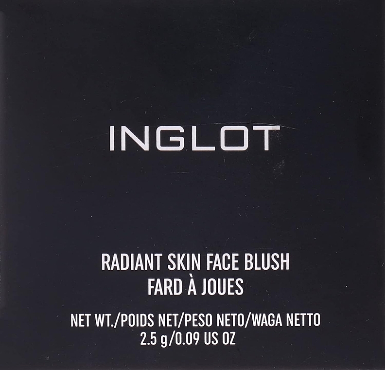 Румяна для лица - Inglot Radiant Skin Face Blush — фото N6