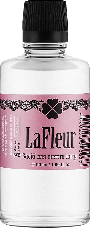 Рідина для зняття лаку, скло - Lafleur