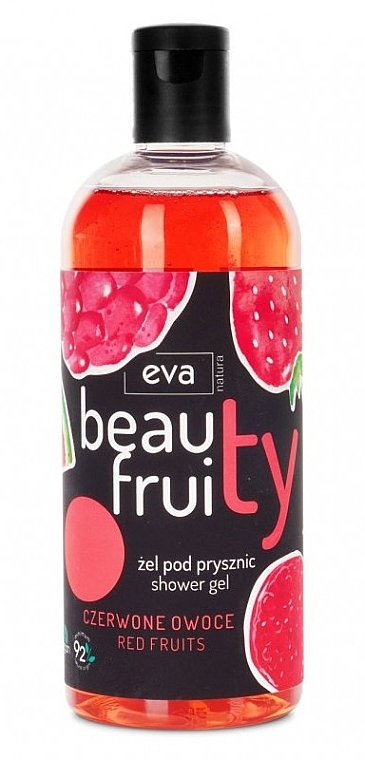 Гель для душа "Красные фрукты" - Eva Natura Beauty Fruity Red Fruits Shower Gel — фото N1
