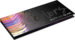 Профессиональная палитра теней для век - Ingrid Matt & Glam Colors of Women Nature — фото N2