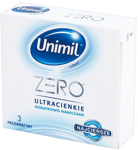 Презервативы, 3 шт - Unimil Zero — фото N1