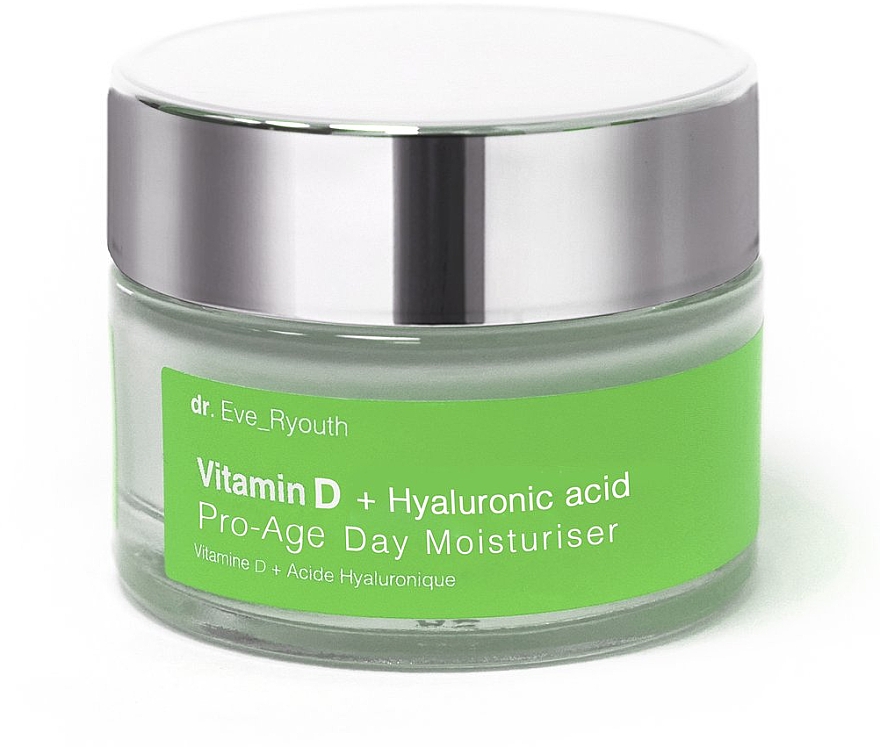 Денний крем для обличчя - Dr. Eve_Ryouth Vitamin D + Hyaluronic Acid Pro-Age Day Moisturiser — фото N1
