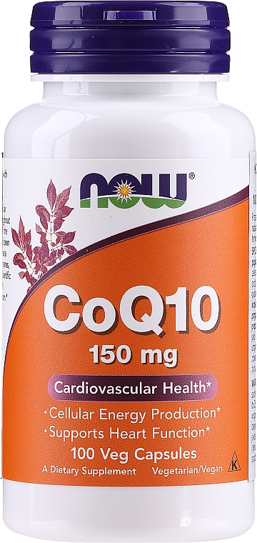 Харчова добавка "Коензим Q10", 150 мг - Now Foods CoQ10 — фото N1