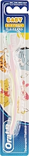 Духи, Парфюмерия, косметика Детская зубная щетка, экстра-мягкая, "Винни-Пух", 0-2 г, розово-желтая - Oral-B Baby Toothbrush