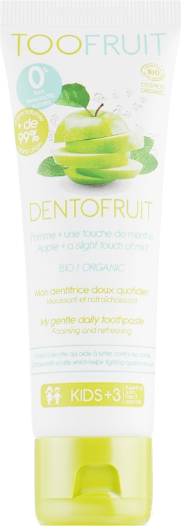 Детская зубная паста - Toofruit Dentofruit Doux Bio