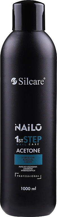 Рідина для зняття гель-лаку - Silcare Nailo Aceton — фото N3