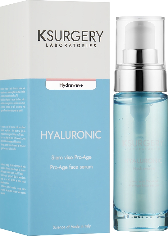 Сироватка зволожувальна для обличчя - K-Surgery Hyaluronic Hydrawave Pro-Age Serum — фото N2