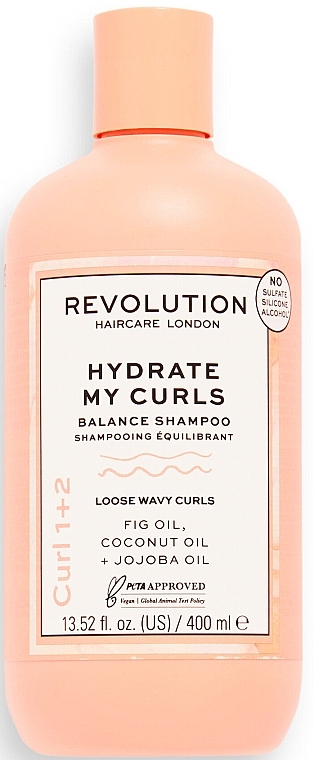 Шампунь для волос - Revolution Hair Hydrate My Curls Balance Shampoo — фото N1