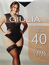 Парфумерія, косметика Панчохи для жінок "Positive Hold Ups" 40 Den, nero - Giulia *